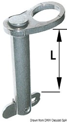 Pin AISI 316 70 mm Ø 10 mm B